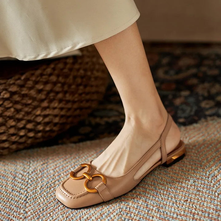 Avrini Slingback Flat Shoes