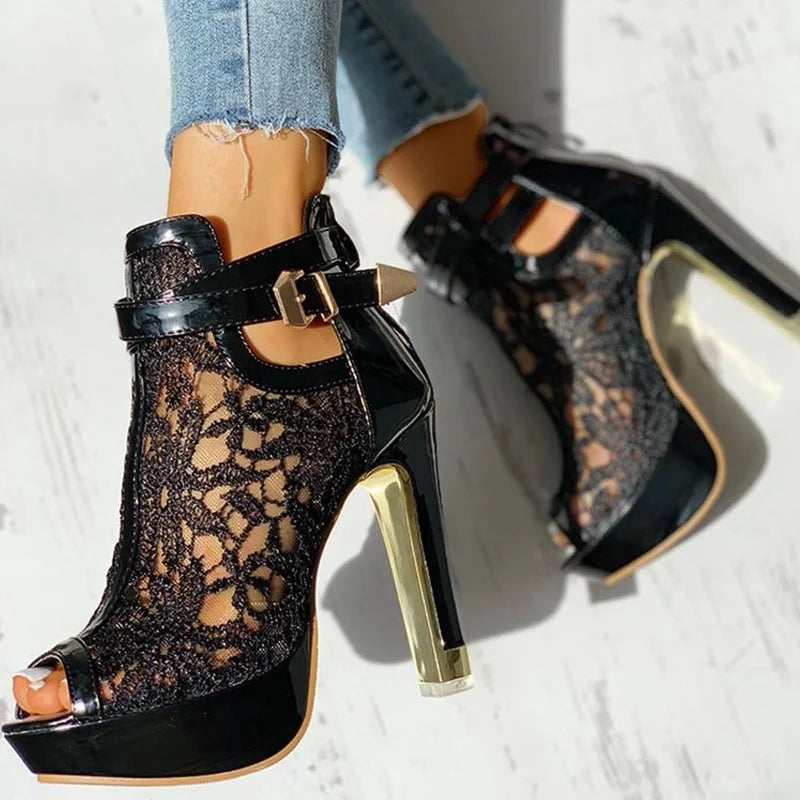 Valencia Elevated Platform Heels