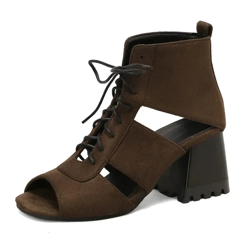 Lirienne Lace-Up High Heels