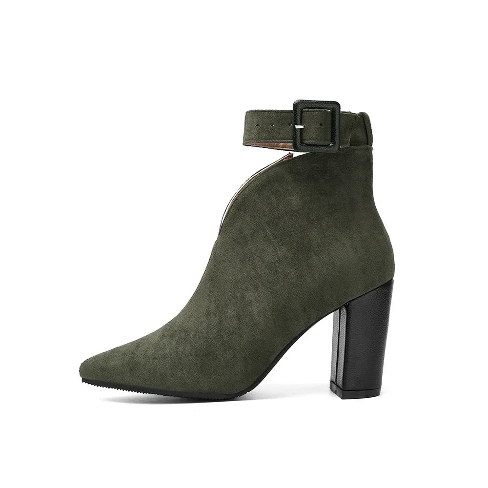 Ardena Buckled Ankle Boots