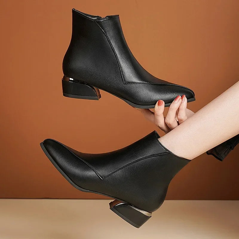 Sylvette Stiletto Ankle Boots