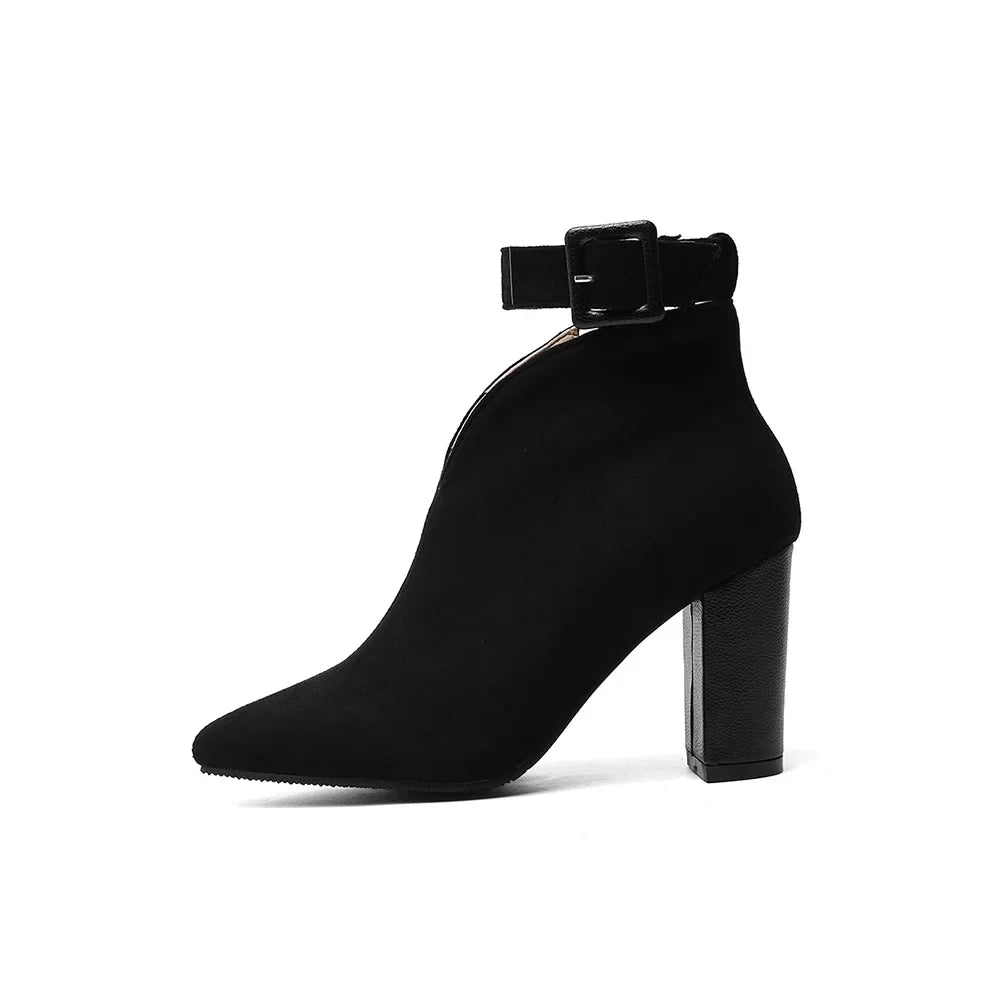 Ardena Buckled Ankle Boots