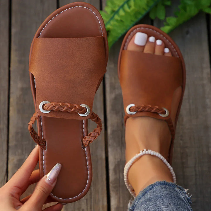 Braided Sorrel Sandals