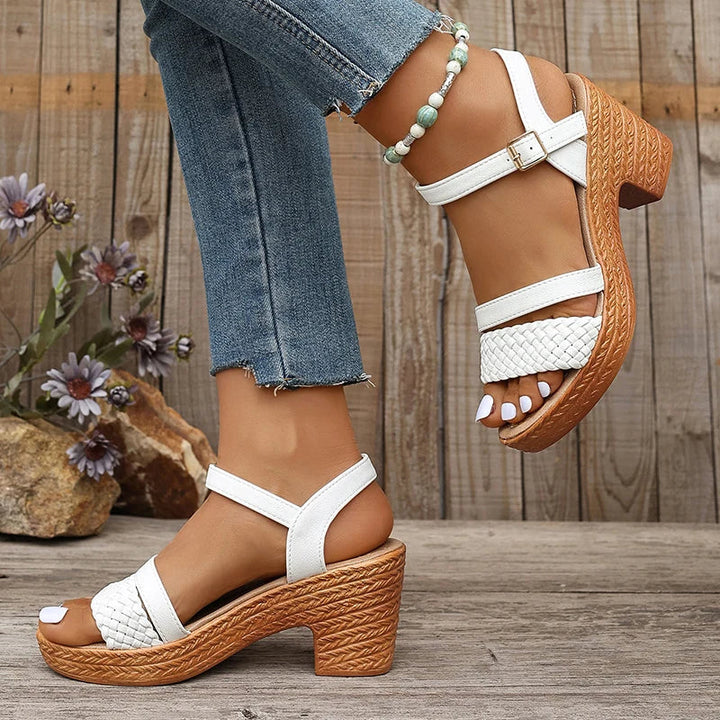 Marenci Braided Heeled Sandals