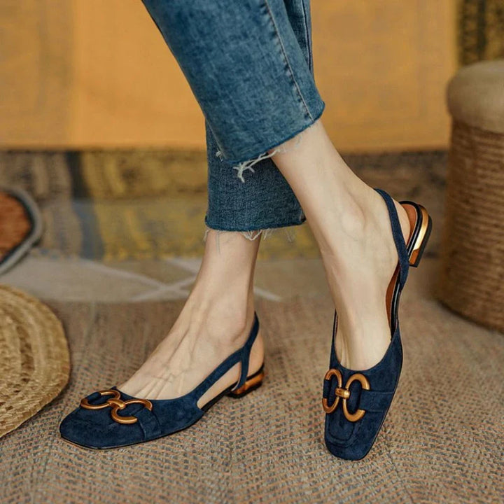 Avrini Slingback Flat Shoes