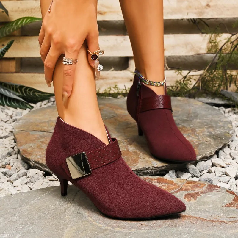 Marvini Elegant Pointed Toe Heels