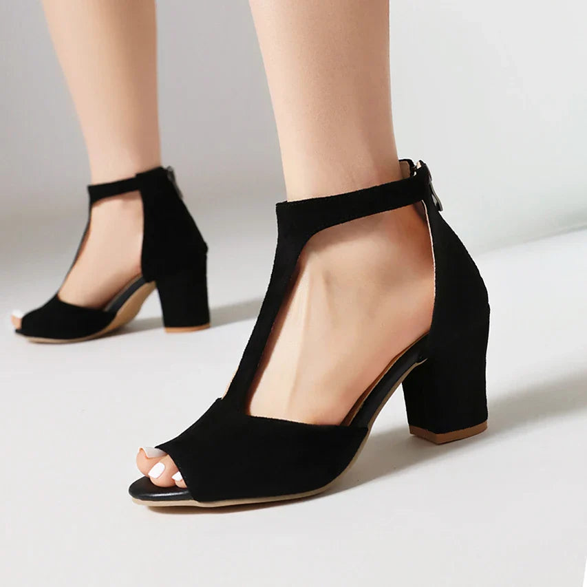 Valdora Chunky Heeled Sandals