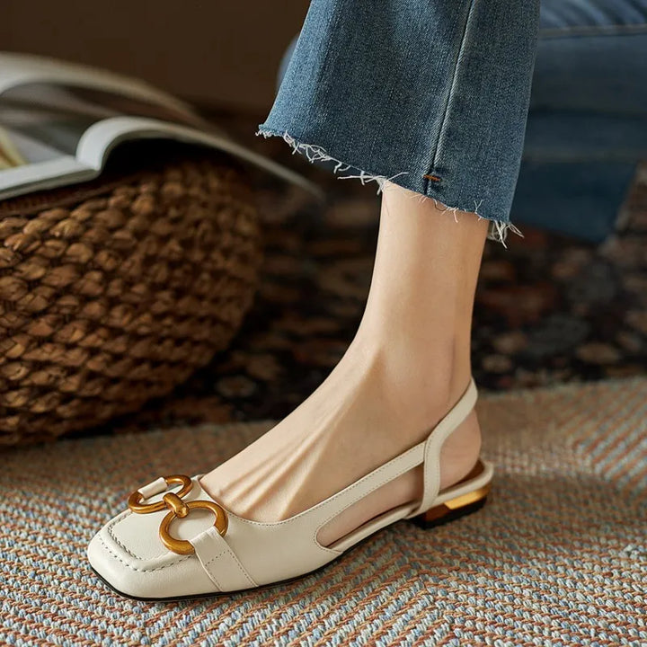 Avrini Slingback Flat Shoes