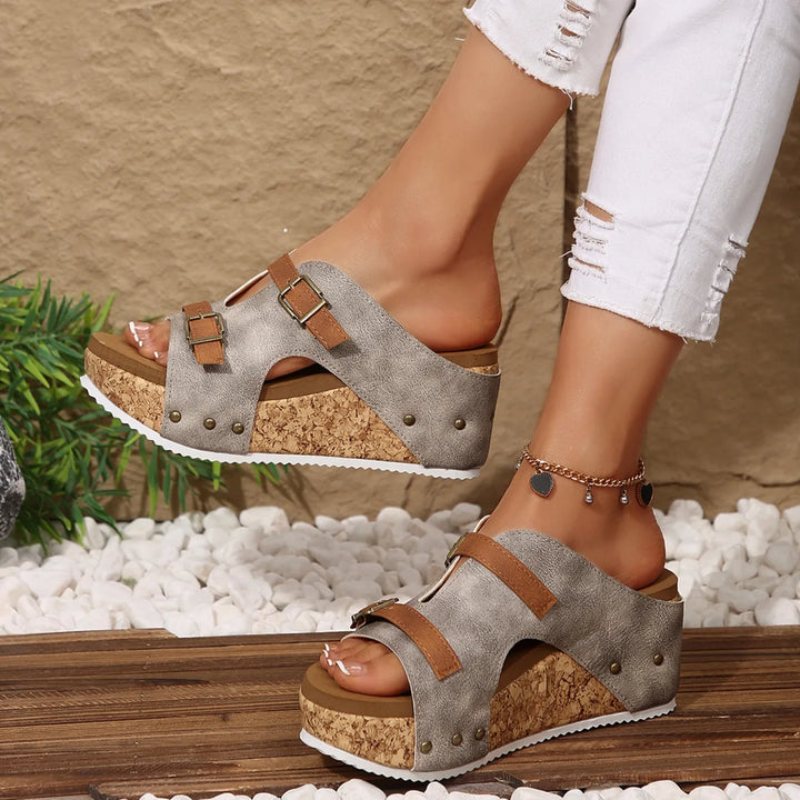 Zanira Slide Sandals with Buckle