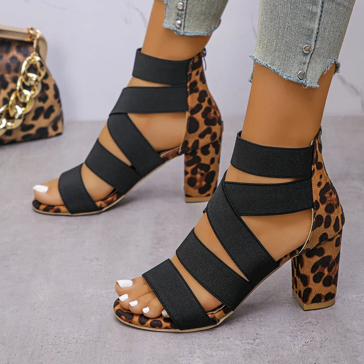 Nolani Strappy Wrap Heels