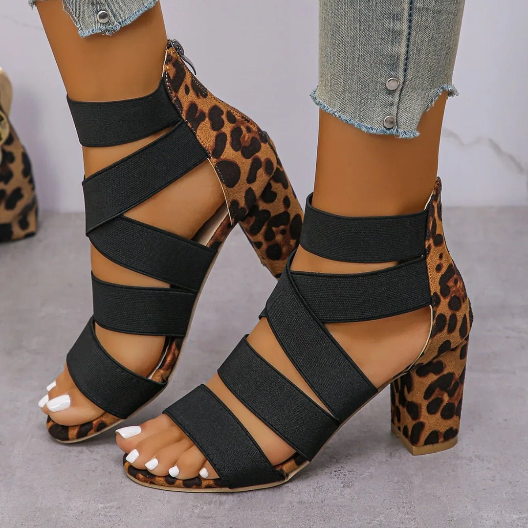 Nolani Strappy Wrap Heels