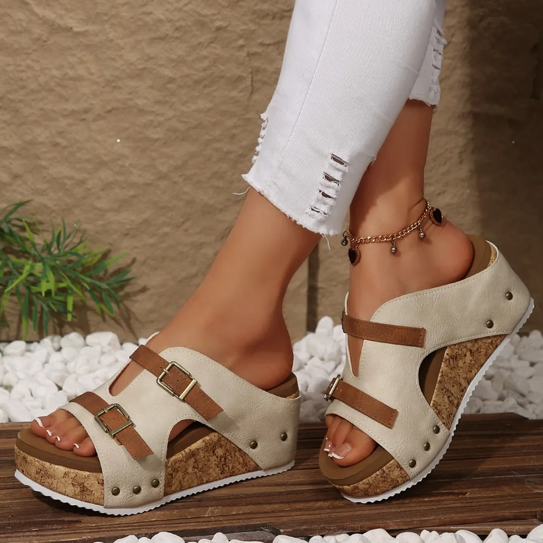 Zanira Slide Sandals with Buckle