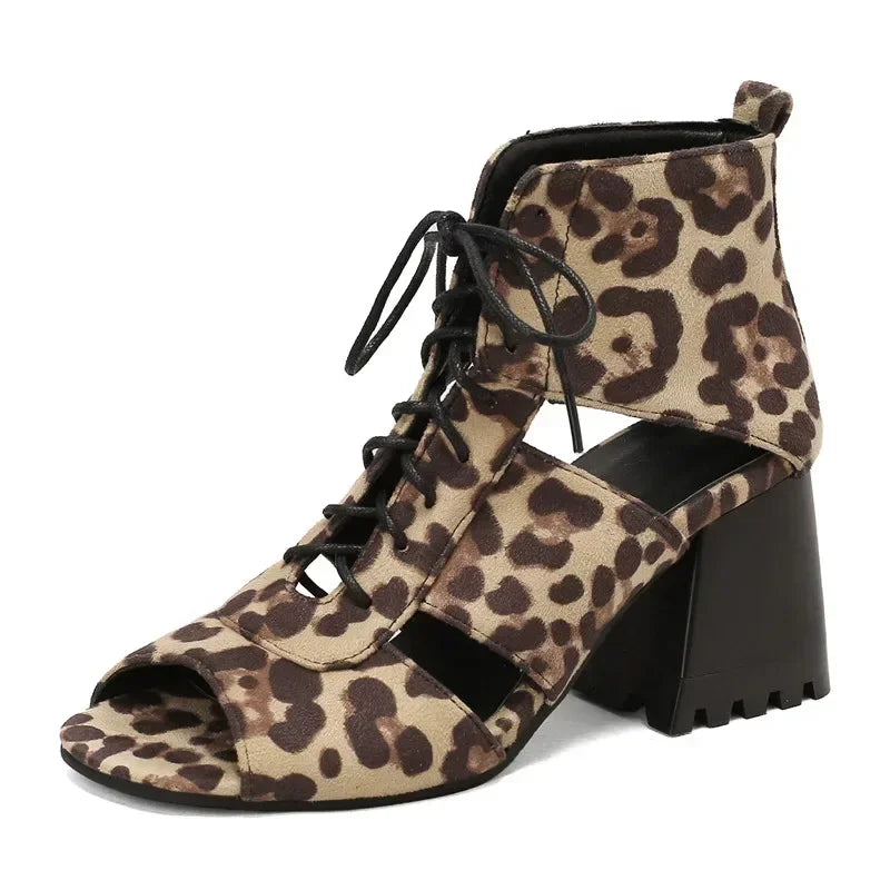 Lirienne Lace-Up High Heels