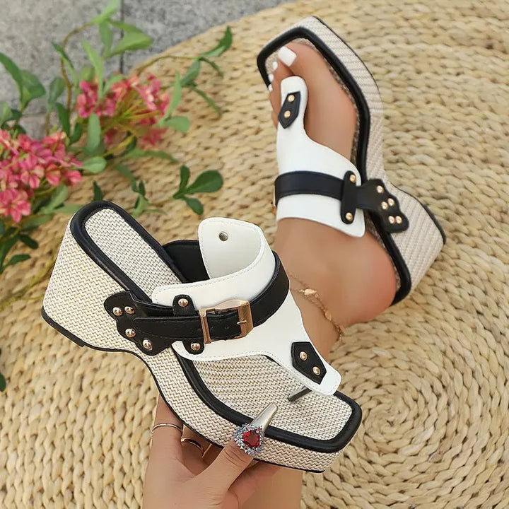 Melvina Strappy Slide Sandals
