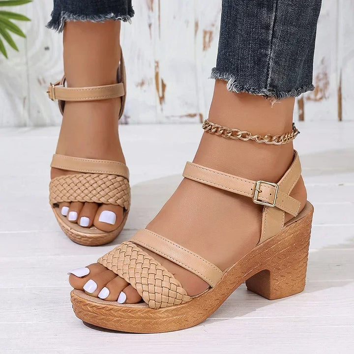 Marenci Braided Heeled Sandals