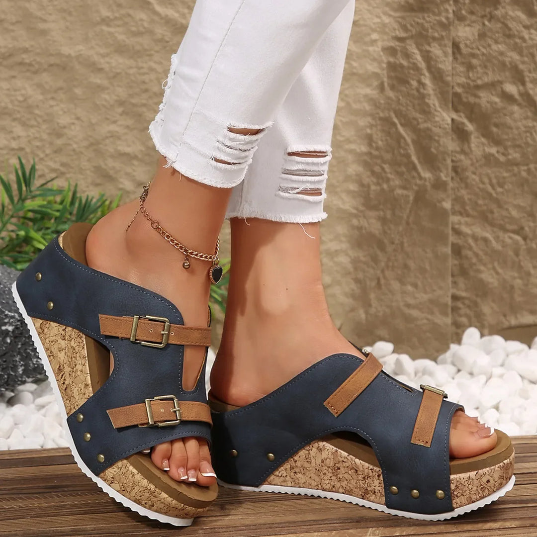 Zanira Slide Sandals with Buckle