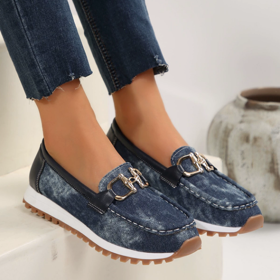 Eliza - Versatile Hybrid Buckle Loafers
