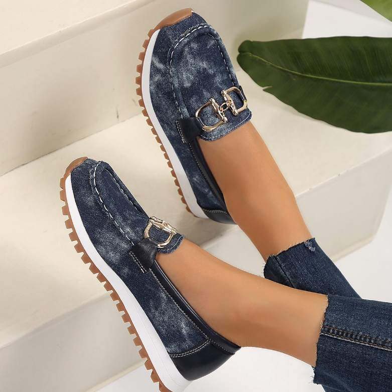 Eliza - Versatile Hybrid Buckle Loafers