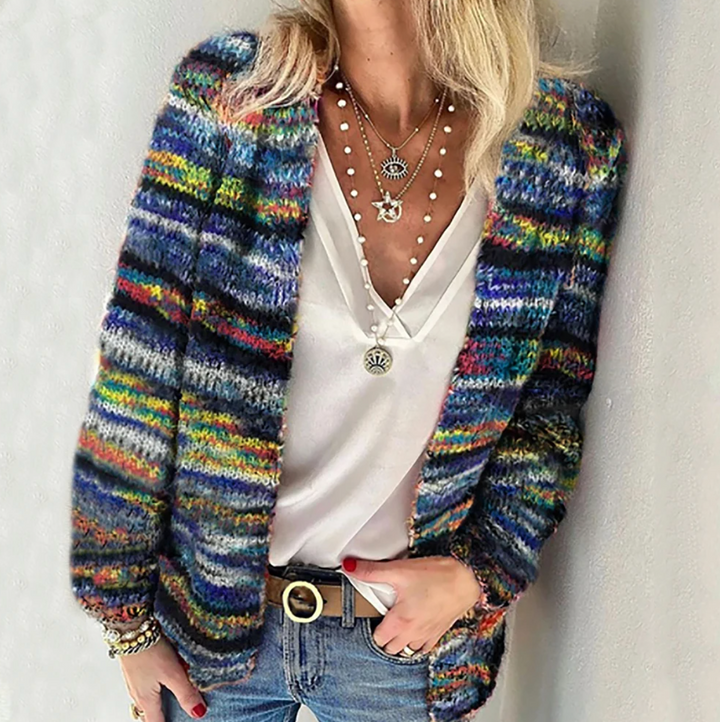 Catherine | Warm Multicolor Cardigan