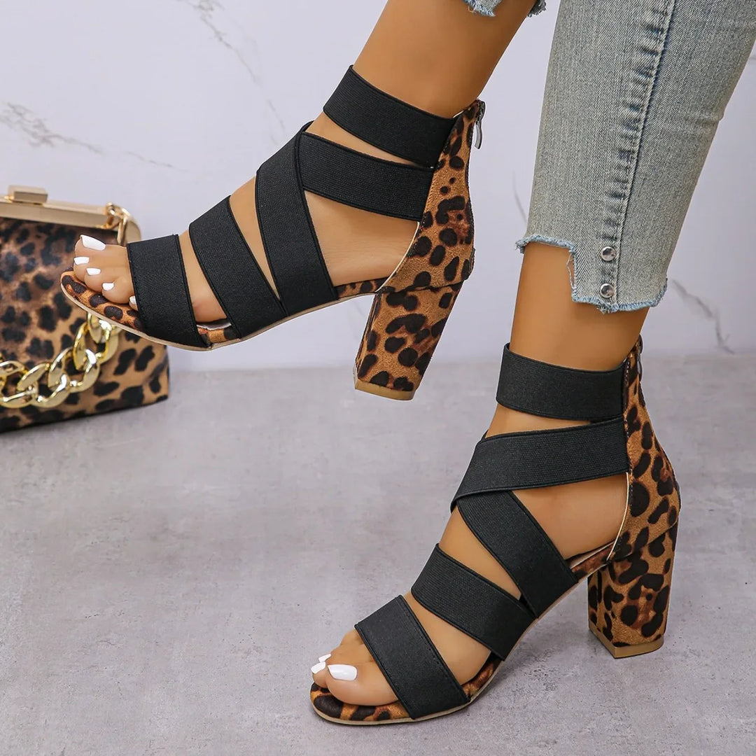 Nolani Strappy Wrap Heels
