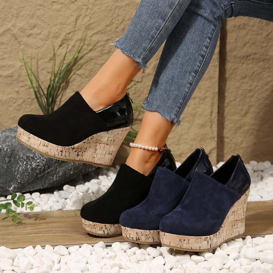 Valenza Wedge Slip-On Loafers