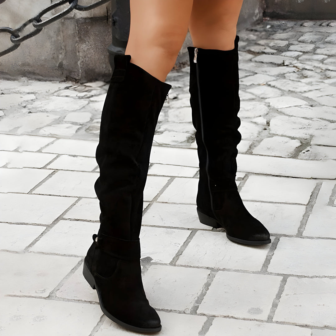 Odalia | Knee-High Leather Boots