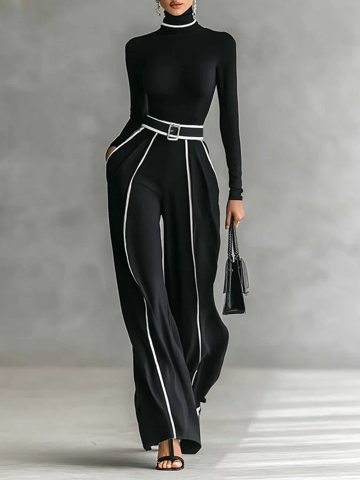 Emma | Chic High-Neck Two-Piece Ensemble