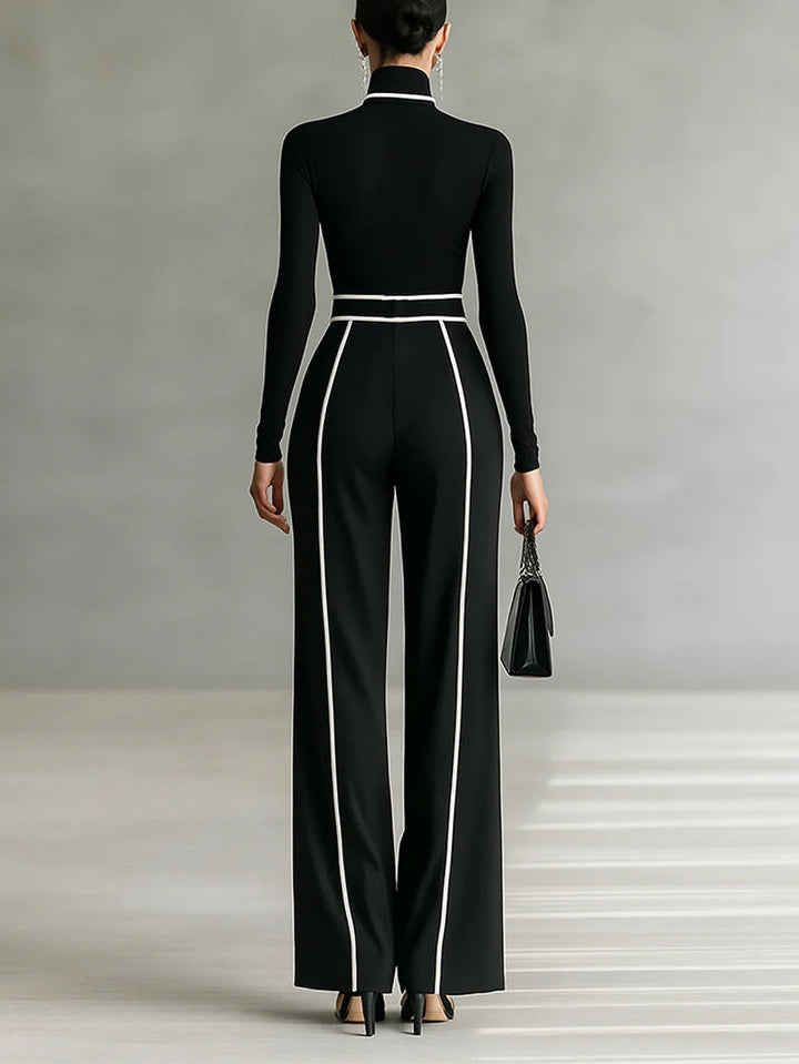 Emma | Chic High-Neck Two-Piece Ensemble
