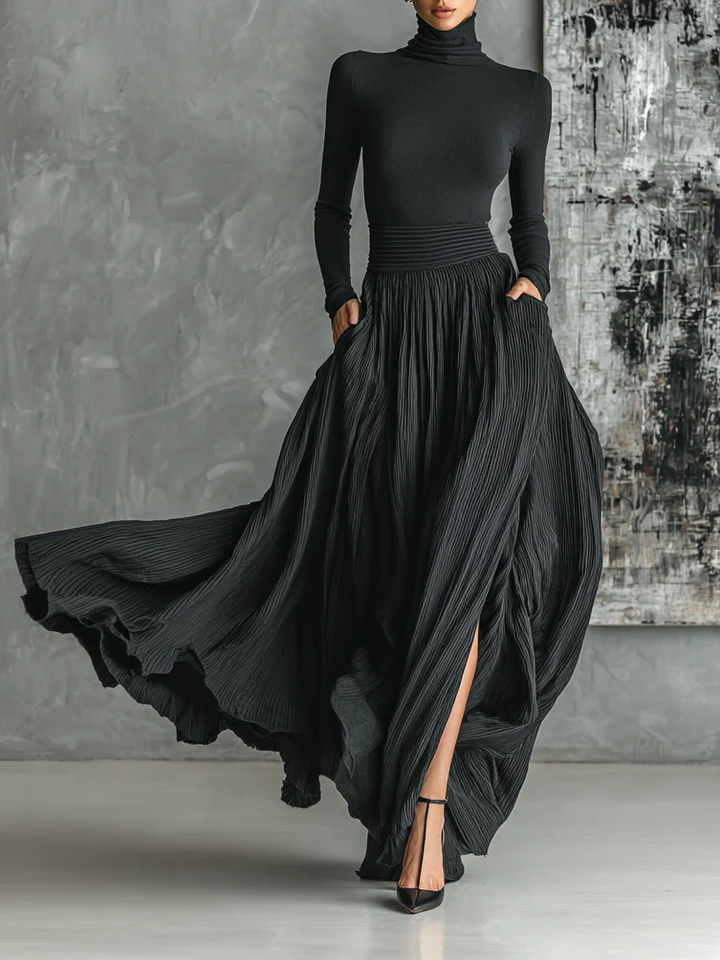 Celene | Pleated Skirt Ensemble