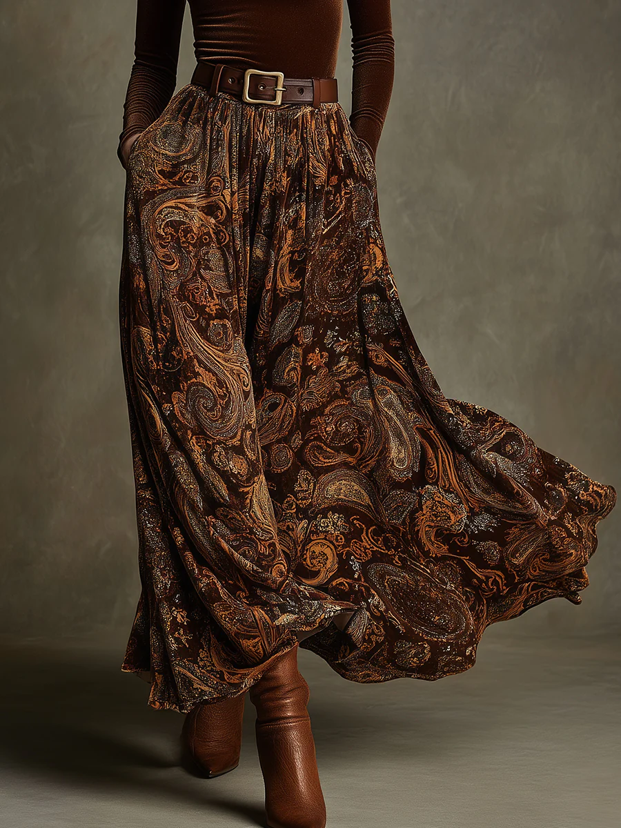 Marcelline | Velvet and Paisley Ensemble