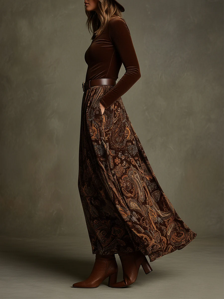 Marcelline | Velvet and Paisley Ensemble