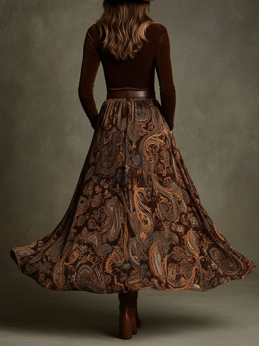 Marcelline | Velvet and Paisley Ensemble