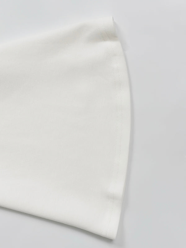 Asymmetric One-Shoulder Maxi Dress with High-Low Hem and Long Sleeves