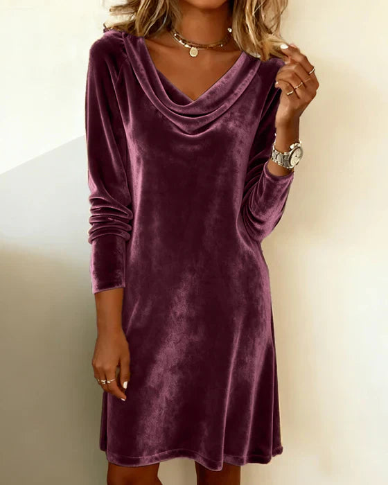 Sophie™ | Elegant Velvet Midi Dress
