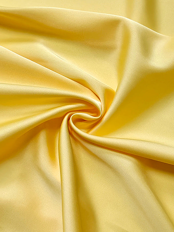 V-Neck Maxi Dress with High-Low Hem, Loose Fit, Ruffle Trim, and Tied Waist in Solid Colors