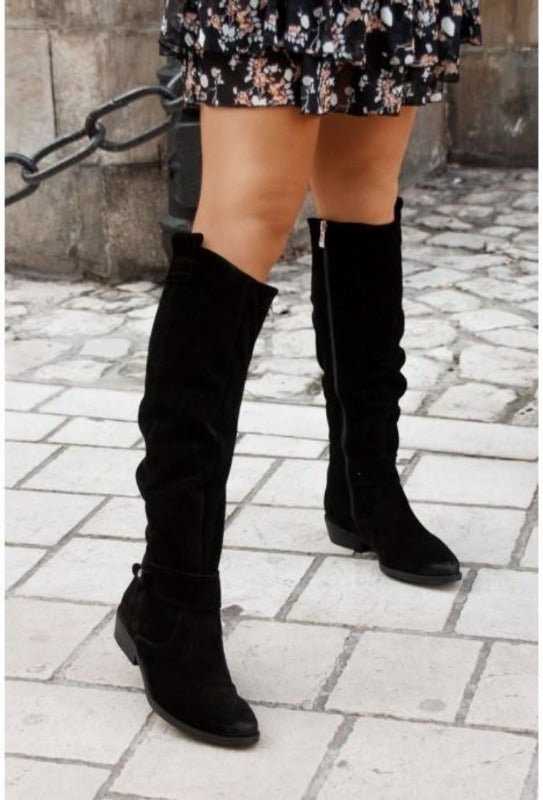 Noriel | Elegant Knee-High Leather Boots