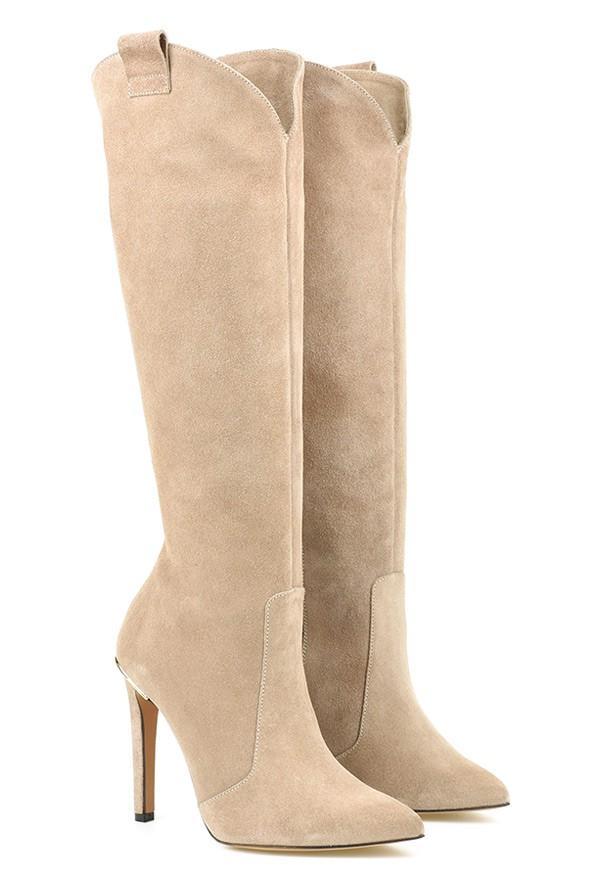 Aureline | Chic Stiletto Leather Boots