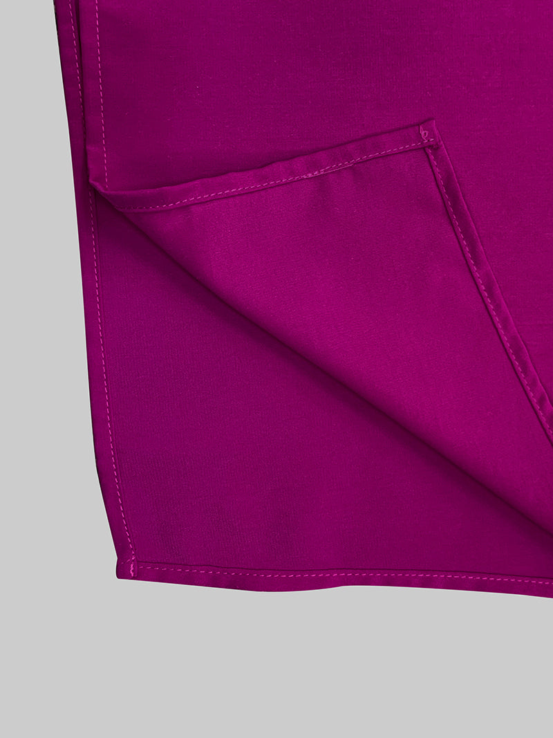 H-Line Relaxed Fit Solid Color Maxi Dress with Buttons