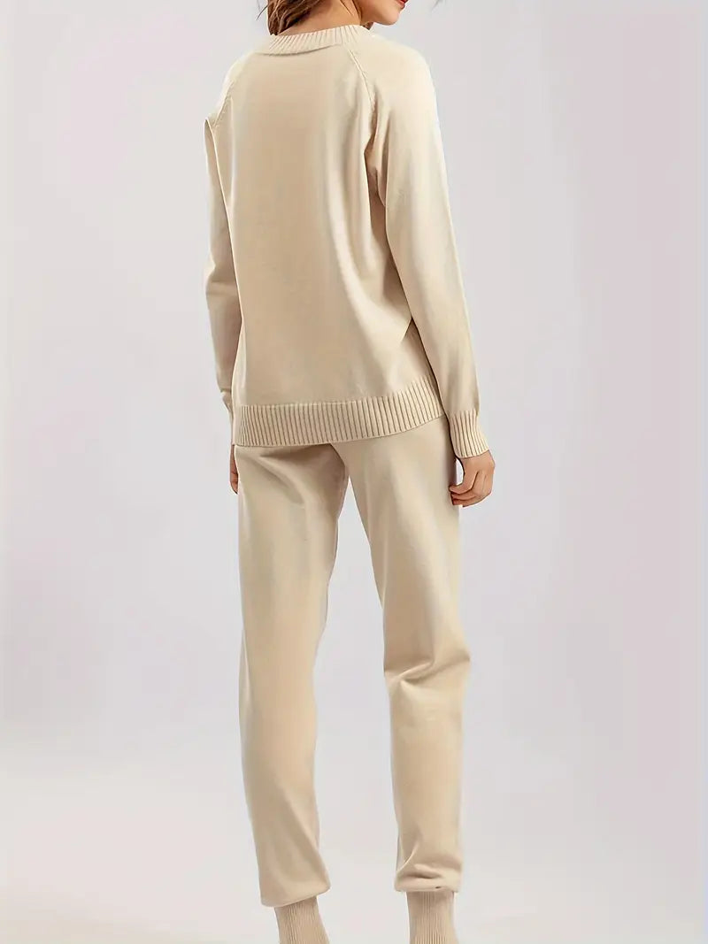 Evaris | Long Sleeve Two-Piece Set