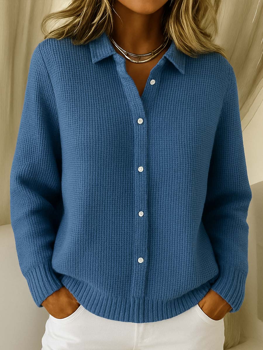 Marisse | Knit Cardigan with Button-Up Design