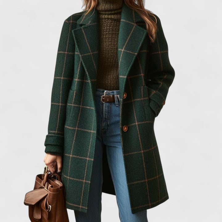 Olivia | Classic Checked Coat